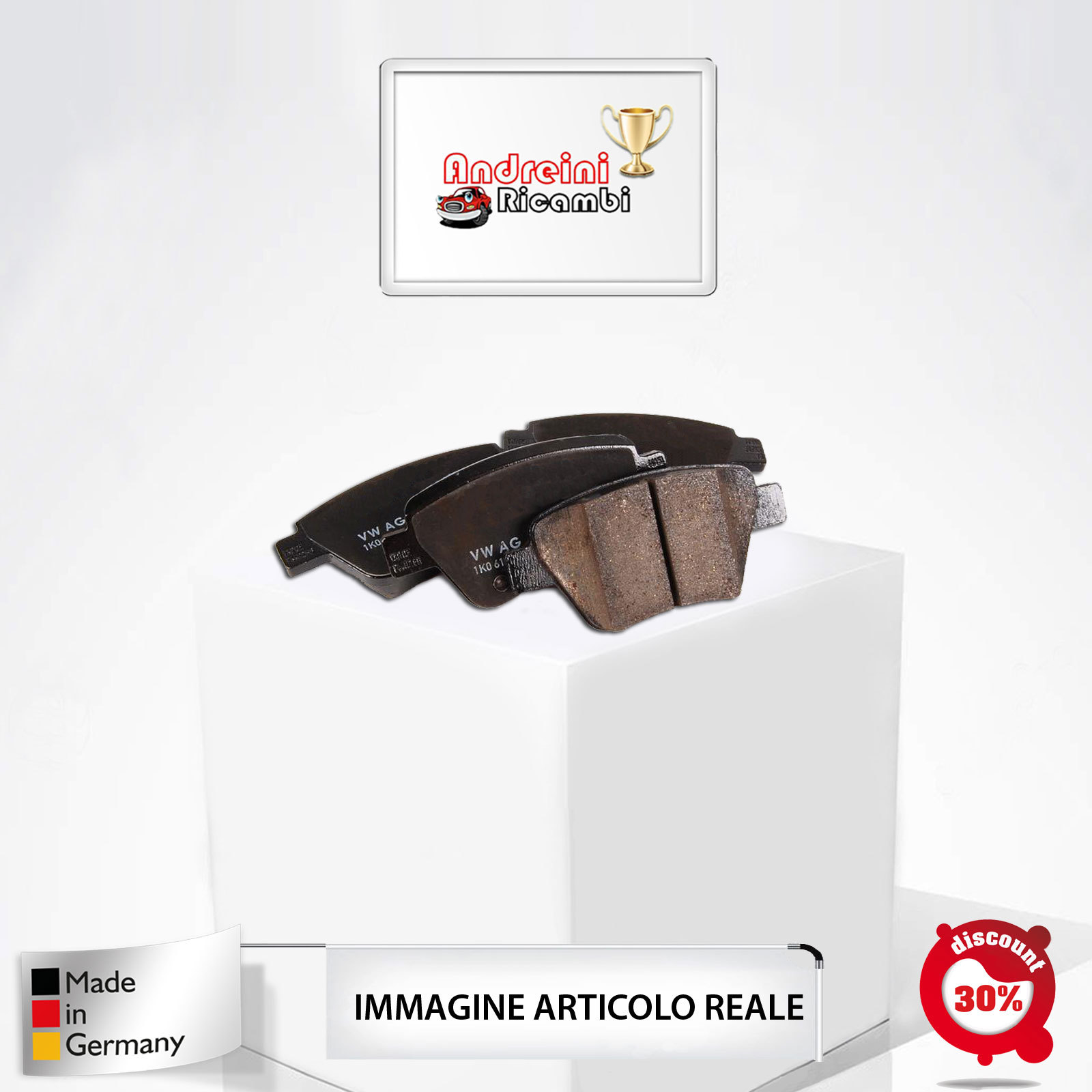 Kit 4 Pasticche Freno Posteriori Compatibile Per Honda Accord