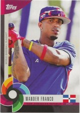 2023 Topps World Baseball Classic Global Stars WANDER FRANCO Black Parallel #11