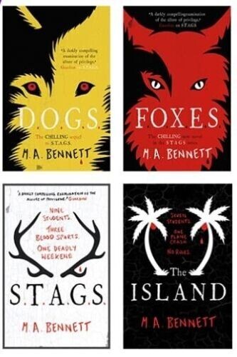 M A Bennett Collection 4 Books Set STAGS FOXES, DOGS, ISLAND Paperback NEW
