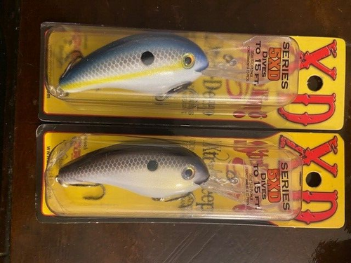 2 - Strike King, Xtra-Deep, Crankbaits per immersioni, 1 -SBB Herring, 1 - CharSexy Shad
