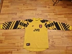 VINTAGE ORIGINAL ARSENAL 1995-1997 XL BOYS GOALKEEPER GK SHIRT NIKE JVC SEAMAN 1