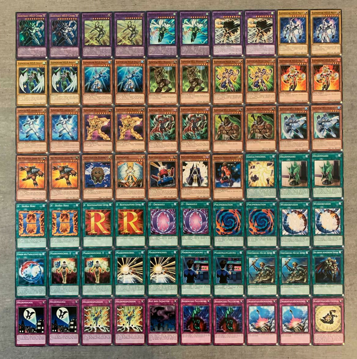 Yu-Gi-Oh Elementarhelden Maskierter HELD - Deck Yaden Yuki Kuriboh DEUTSCH