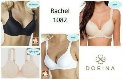  DORINA 1082  RACHEL T-Shirt-Bügel-BH mit PU-Schale wellness BRA breite Träger