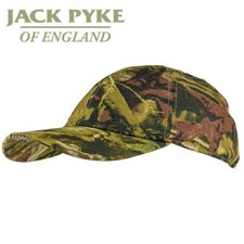 Jack Pyke Camo Wildfowlers Cap One Size LED Headlight Hunting Hat Shooting