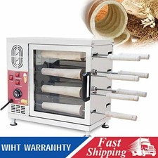 3500W Electric Toaster Machine Chimney Cake Oven Ice Cream Cone Grill Maker