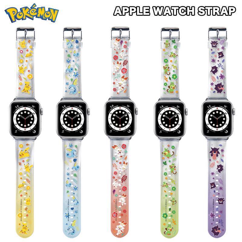 Tidsplan Delvis lugt Pokemon Pikachu Collaboration Apple Watch Band Strap 42/44/45mm Nintendo  New | eBay