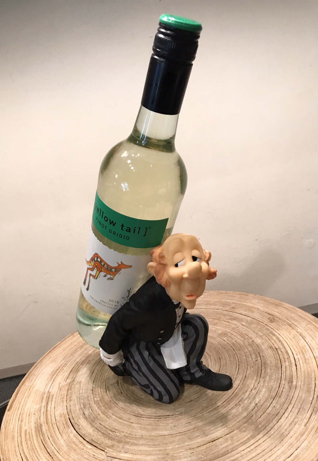 JAMES THE BUTLER WINE BOTTLE HOLDER eBay