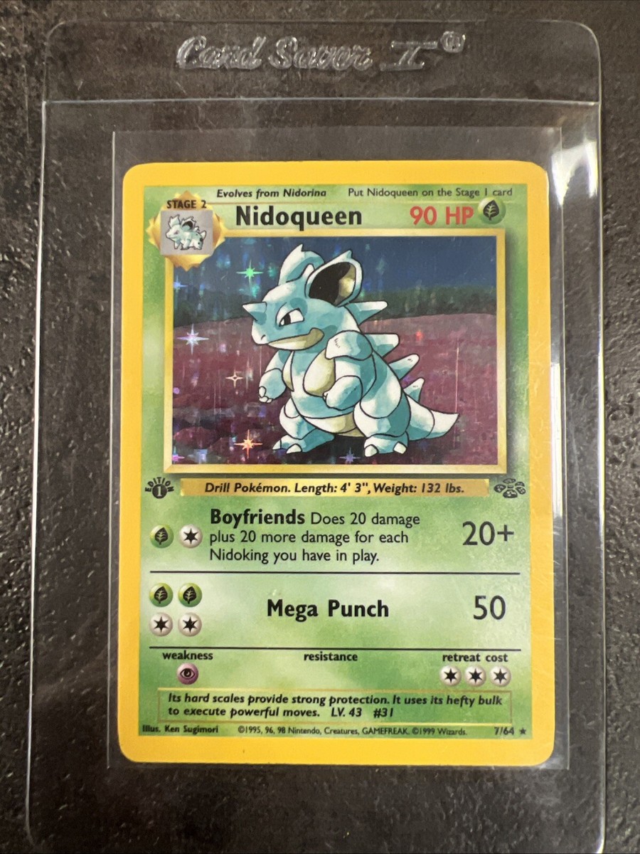 ポケモン - Nidoqueen ニドクイン 1ED 1st Edition 7/64 英語版 Nidoqueen [1st Edition] #7 Prices | Pokemon Jungle | Pokemon
