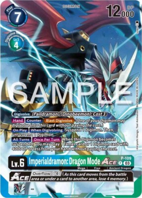 Imperialdramon: Dragon Mode Ace Alternate Art Foil - P-109 NM - Digimon TCG
