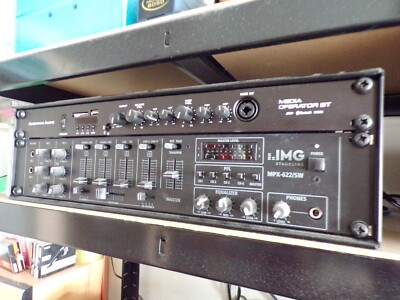 IMG STAGE LINE - MPX-622 MIXER / AMERICAN AUDIO BT OPERATOR / 3HE 19'' Rack System