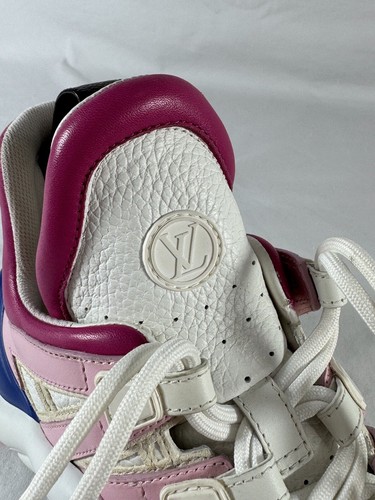 LOUIS VUITTON Multicolor Leather LV Archlight Women Sneakers Made in Italy 36.5 - Picture 10 of 16
