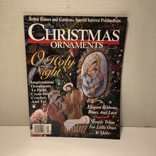Better Homes  Gardens Magazine Christmas Ornaments 1992 Cross Stitch Crochet
