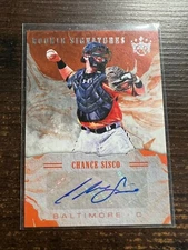 A125,449 - 2018 Diamond Kings DK Rookie Signatures #7 Chance Sisco Auto