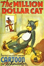 THE MILLION DOLLAR CAT Movie POSTER 27x40 Tom and Jerry