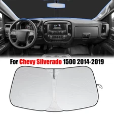 For Chevy Silverado 1500 14-19 Car Sun Shade Windshield UV Block Cover Protector