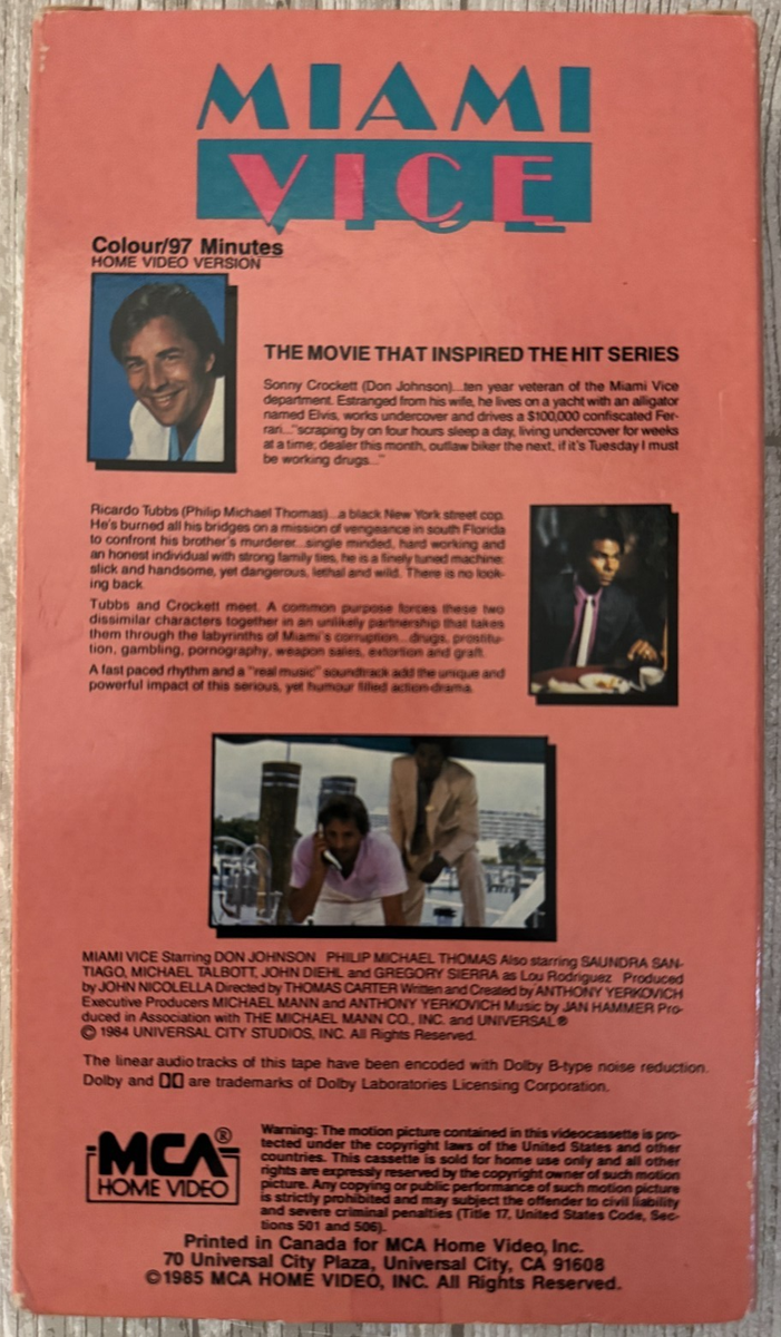 (未使用･未開封品)Miami Vice 2: Prodigal Son [VHS] Miami Vice II: The Prodigal Son | Miami Vice Wiki | Fandom