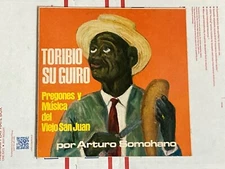( San Juan P.R. VINTAGE ) - 12”LP Vinyl -TORIBIO SU GUIRO  "POR ARTURO SOMOHANO"