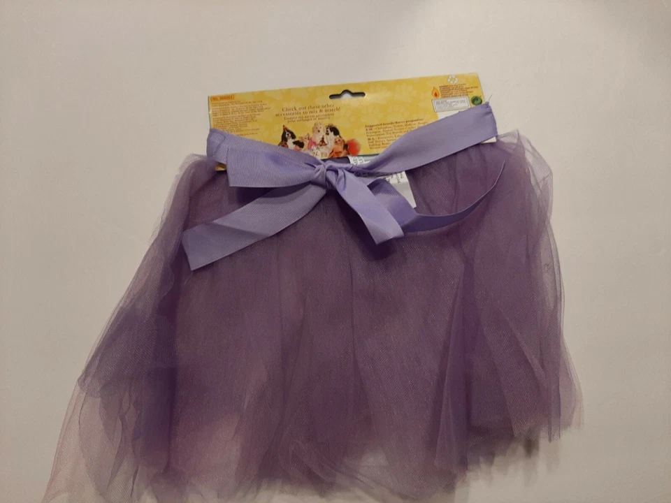 RUBIE'S PET SHOP TUTU ROXO PEQUENO/MÉDIO PARA GATO CACHORRO ANIMAL DE ESTIMAÇÃO PARA FÉRIAS HALLOWEEN - Imagem 3 de 4