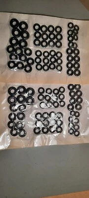 110 Replacement Tyres Lot DINKY CORGI SOLIDO TEKNO GAMA spare parts restore 1/43