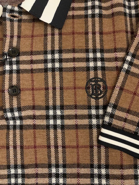 BURBERRY TBモノクラムトラックハンツ 8042216 BURBERRY - バーバリー 8048874 モノグラムシルクハーフパンツ