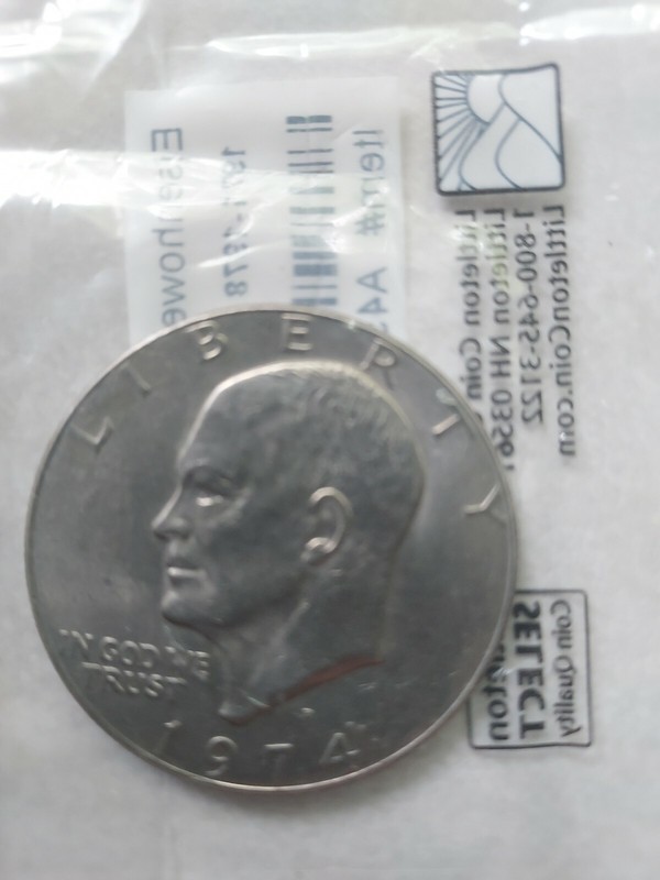 Coin Auction #51. One 1974-D Eisenhower Dollar