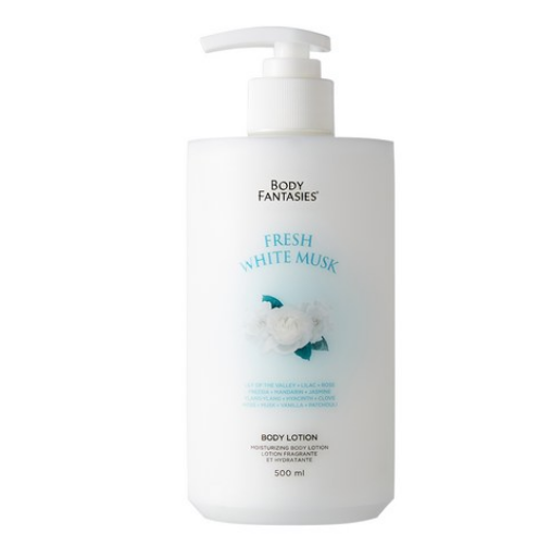 Body Fantasies Fresh White Musk Moisturizing Body Lotion 500ml | eBay