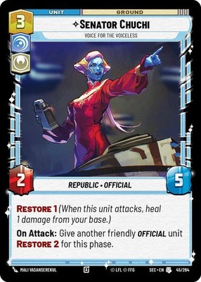 Star Wars Unlimited - Senator Chuchi (45)