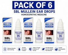 6X Goutte auriculaire SBL en molène 10 ml chacune