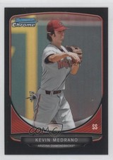 2013 Bowman Prospects Chrome Black Refractor 6/99 Kevin Medrano #BCP108 1b7