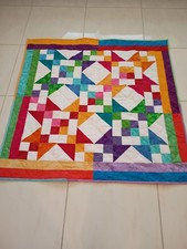 Handmade Batik Baby quilt,Star unisex baby quilt,crib quilt,toddler,Batik Beauty