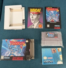 Super Turrican 2 SNES 100% Complete in Box CIB MINT cart/inserts Super Nintendo