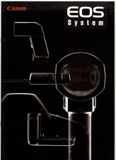 Canon EOS System Sales Catalog / Brochure BRO-S001-952 12/95 1995 Magazine Size