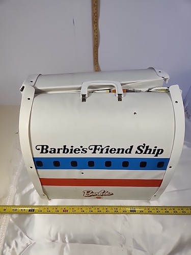 Jouet dépliable vintage Mattel 1973 Barbie United Airlines Friend Ship