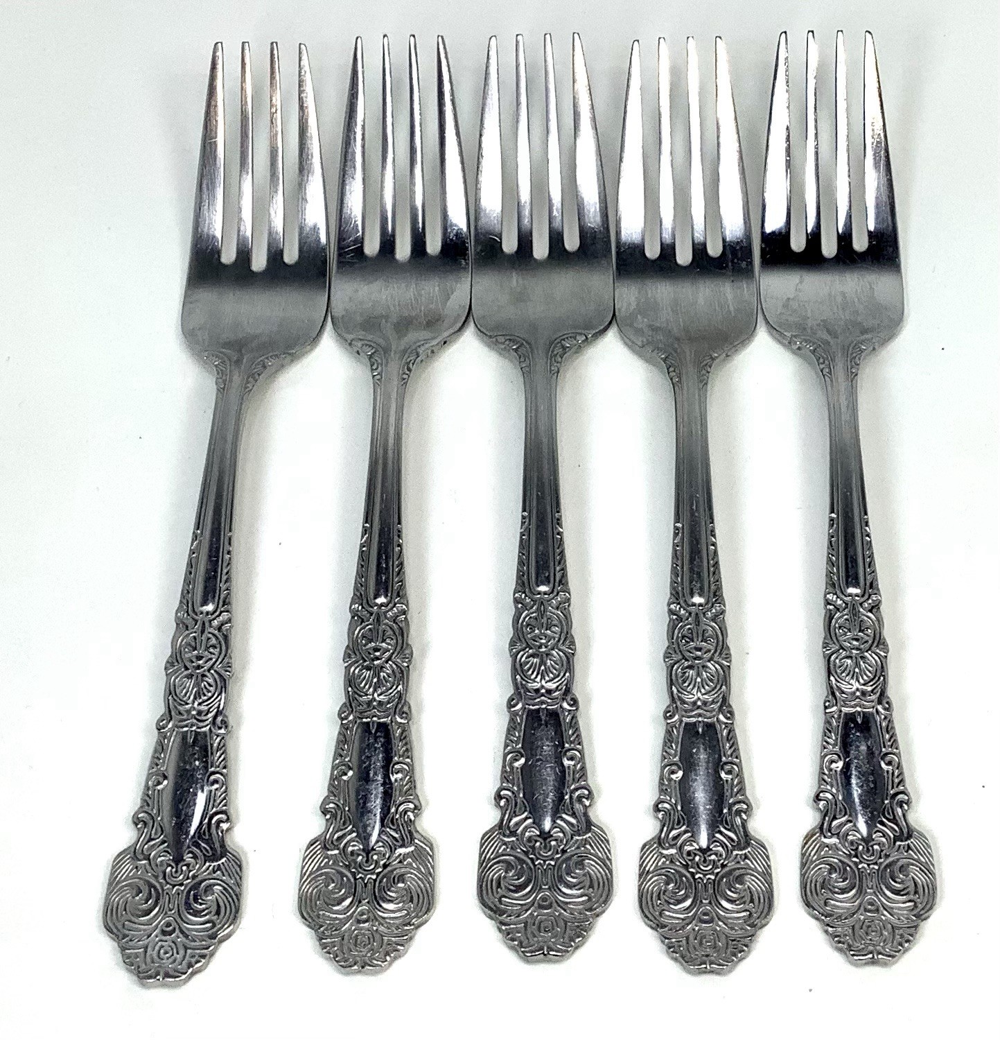5 Reed & Barton 18/10 Stainless Flatware RENAISSANCE Salad F