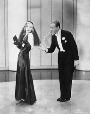 Fred Astaire and Ginger Rogers dancing in the 1936 film Swing Time Old Photo