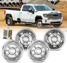 17 Dual Stainless Wheel Simulator For 2011-2025 Chevy Gmc 3500 Over-the-lug 17 Dual Stainless Wheel Simulator For 2011-2025 Chevy Gmc 3500 Over-the-lug