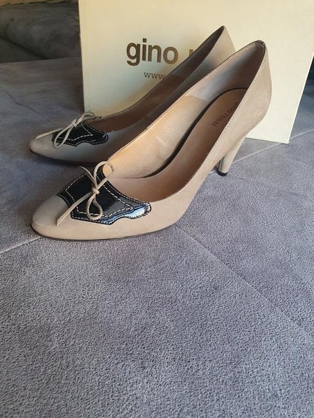Women Gino Rossi Heels Grey Leather 37