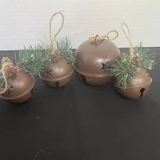 Primitive Like Lot Of Rustic Bell Ornaments