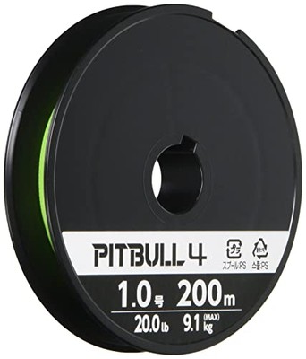 SHIMANO PE Line Pitbull 4-strand braid 200m 0.4 lime green 8.6lb