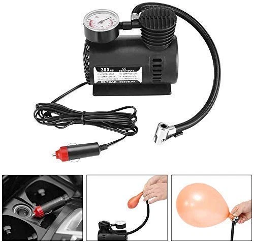 Luftkompressor – 12V für Auto, elektrische Pumpe für tragbaren Reifenaufpumper - Bild 3 von 4
