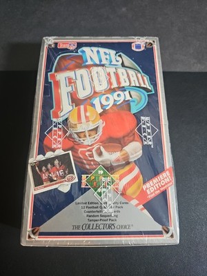 1991 Upper Deck NFL Premier Edition Football Sealed Box
