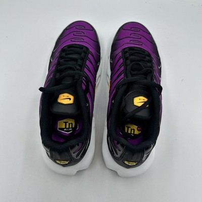 Nike Air Max Plus Dusk Black Violet Laser Orange Shoes Women Size