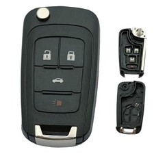 Replacement Key Fob Shell Case Fits for 2010-2019 Chevy Cruze Camaro 4 button-a