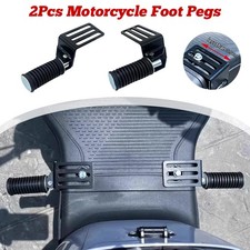 1Pair Motorcycle Pedals Footrest Foldable Foot Pegs Scooters Electric Vehicles.