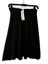 Title: Urban Essentials Black A-Line Knit Skirt SizeP New with Tags