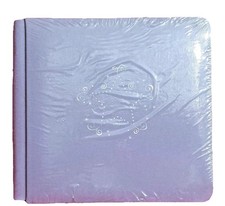 NEW Creative Memories Purple Lilac Sparkling Star 7x7 Scrapbook Album with Pages