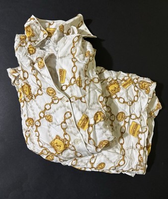 Moschino Schlafanzug Damen Gr. S Neu Viskose 
