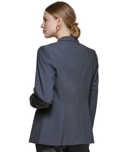 Calvin Klein Suit Separate Business One-Button Blazer Jacket Charcoal Gray 16 - Picture 2 of 9