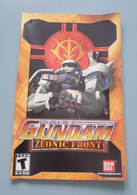Japan Sony Playstation 2 PS2 Bandai 2001 Mobile Suit Gundam 0079 Zeonic Front