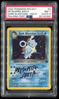 Pokemon Dark Blastoise 3/82 2000 Team Rocket Signed Mitsuhiro Arita PSA 7 Auto 9
